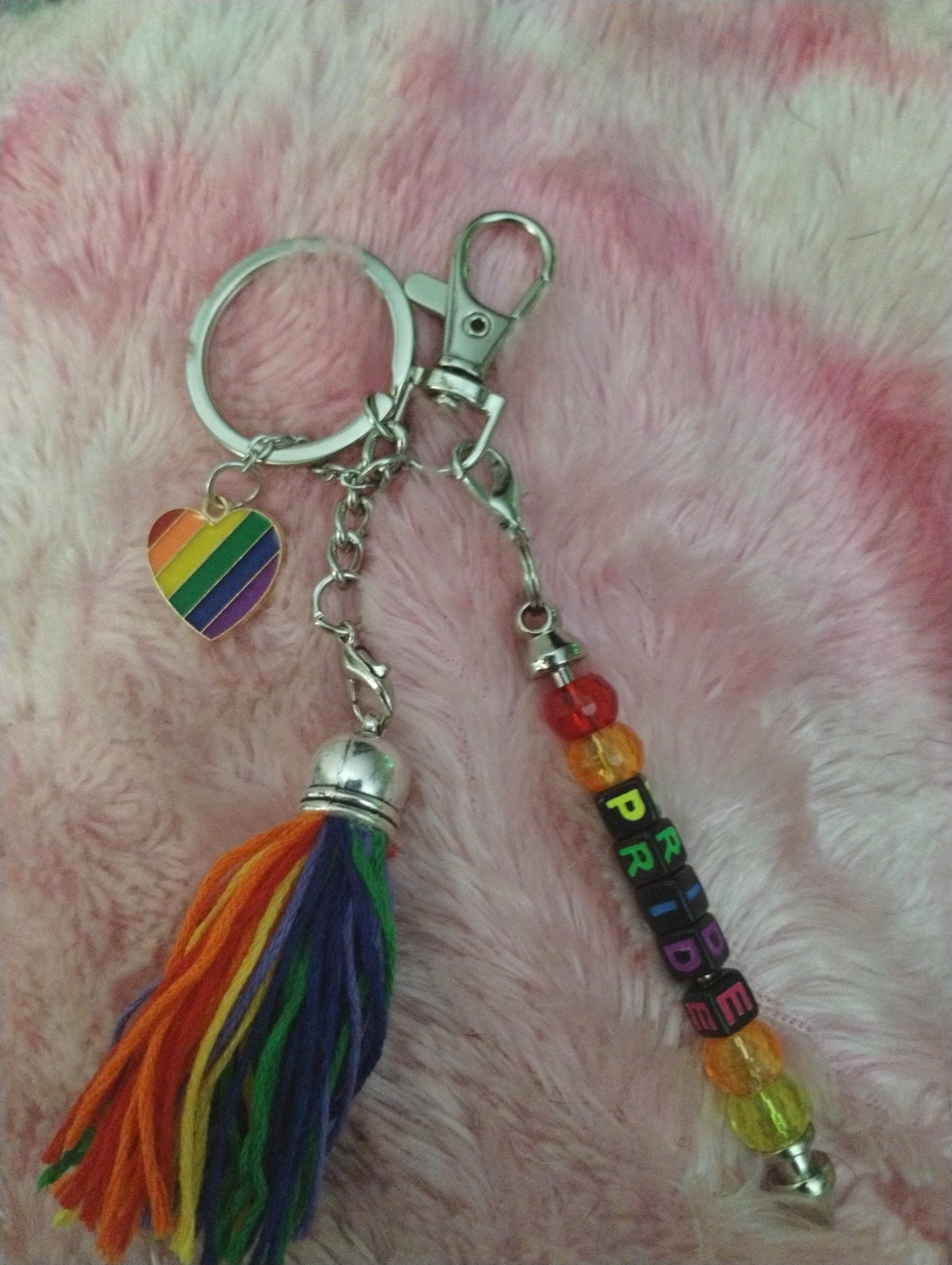 Custom Handmade Keychain – Pride, Gender & Profanity Designs