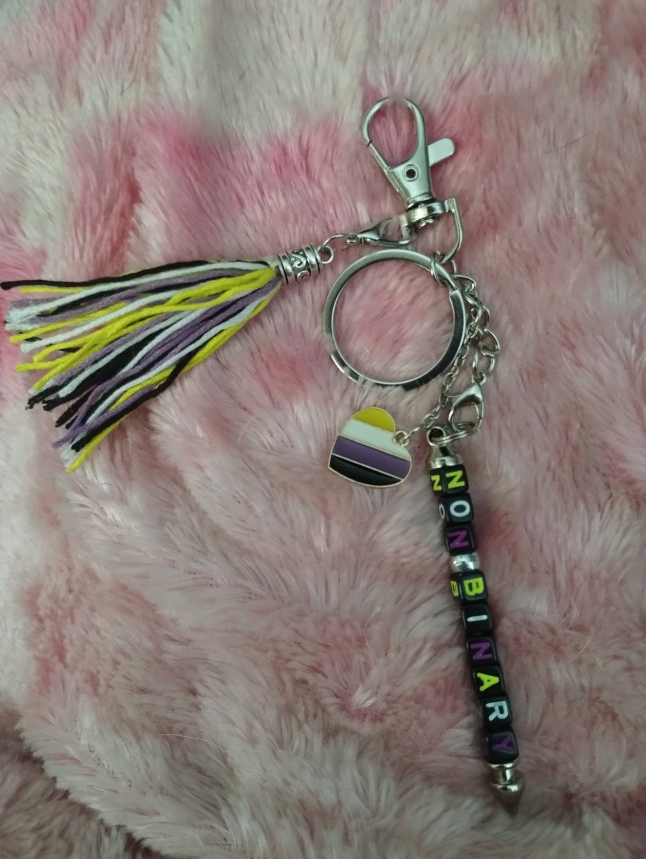Custom Handmade Keychain – Pride, Gender & Profanity Designs